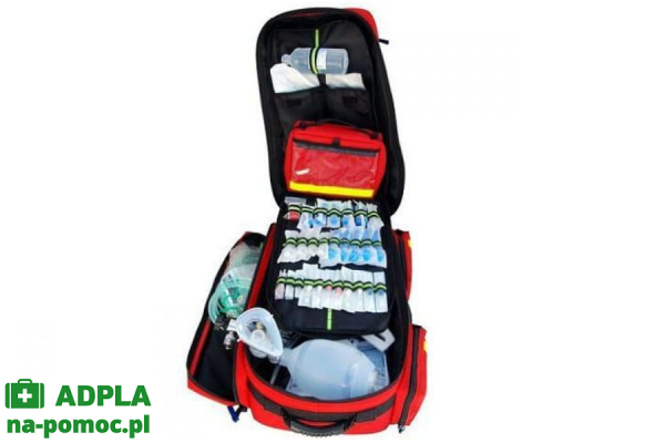 plecak ratownika medycznego z ampularium cordura - z pełnym wyposażeniem prr 100 boxmet medical sprzęt ratowniczy 2